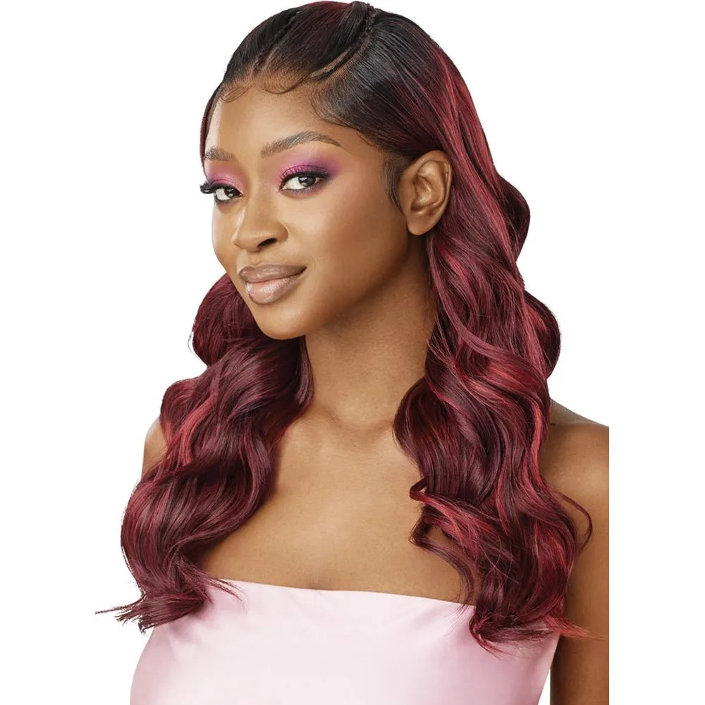 Outre Airtied 100 Fully Hand Tied Human Hair Blend HD Lace Wig Bod
