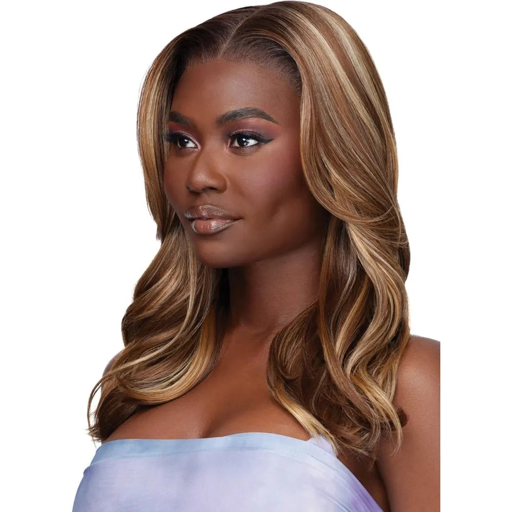 Outre Airtied 100% Fully Hand- Tied Human Hair Blend HD Lace Wig - LOOSE BODY WAVE 18" - Beauty Exchange Beauty Supply