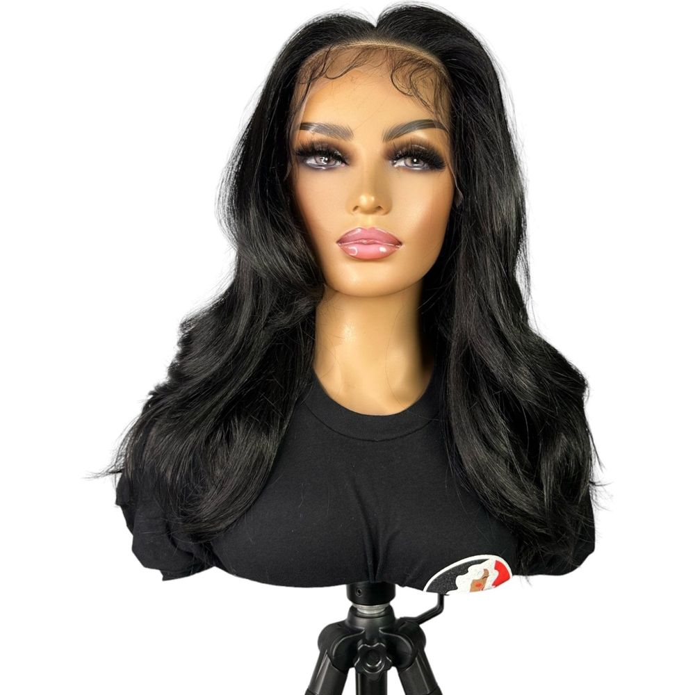 Outre Airtied 100% Fully Hand- Tied Human Hair Blend HD Lace Wig - LOOSE BODY WAVE 18" - Beauty Exchange Beauty Supply