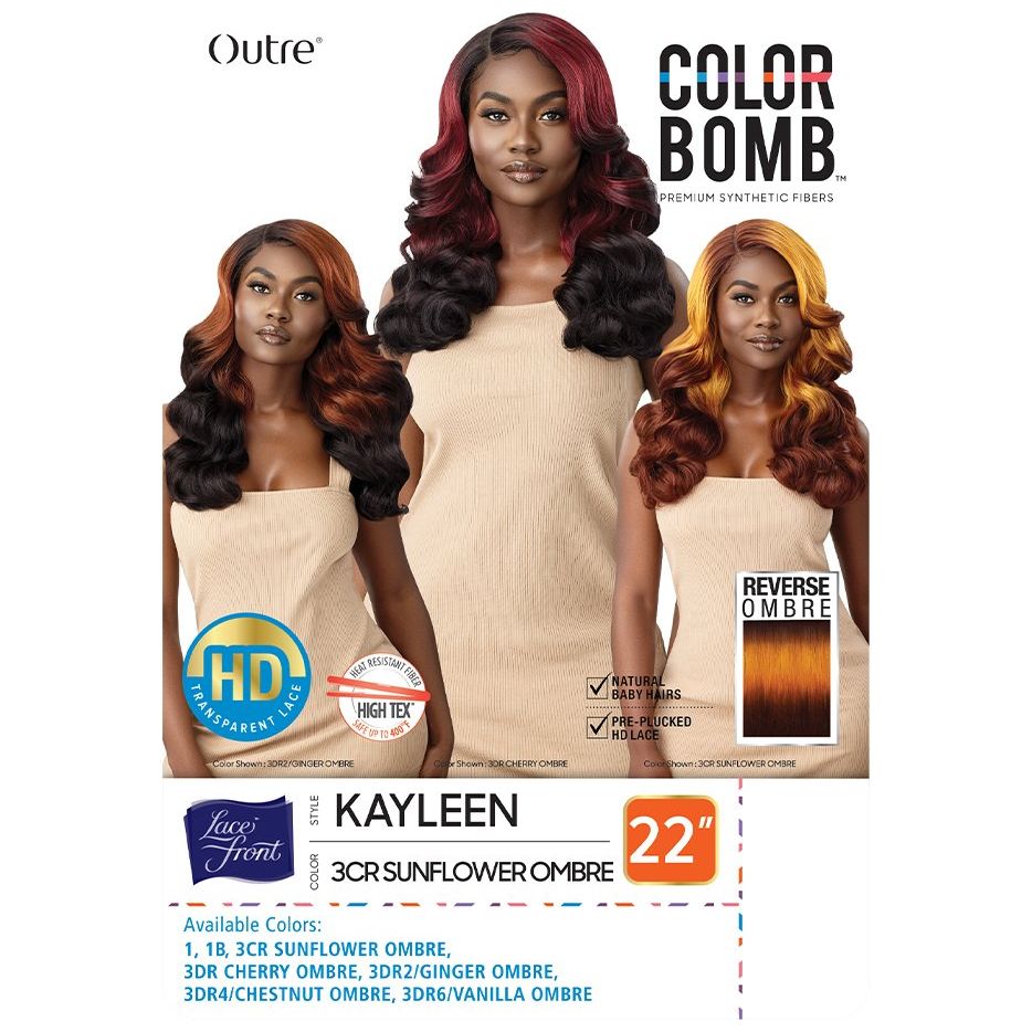 Outre Color Bomb Synthetic HD Lace Wig - Kayleen - Beauty Exchange Beauty Supply
