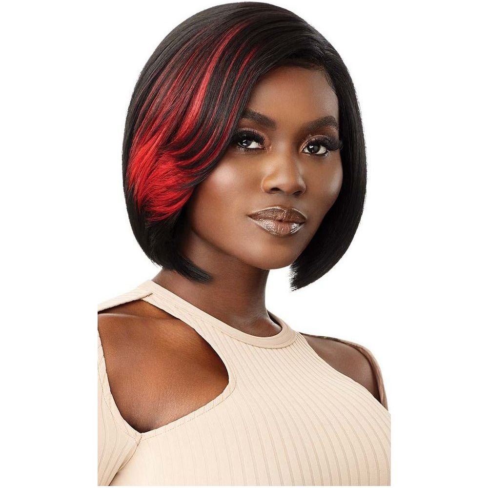 Synthetic lace front wigs color outlet
