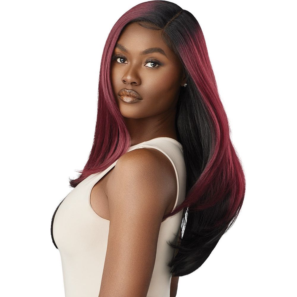 Synthetic lace front wigs color sale