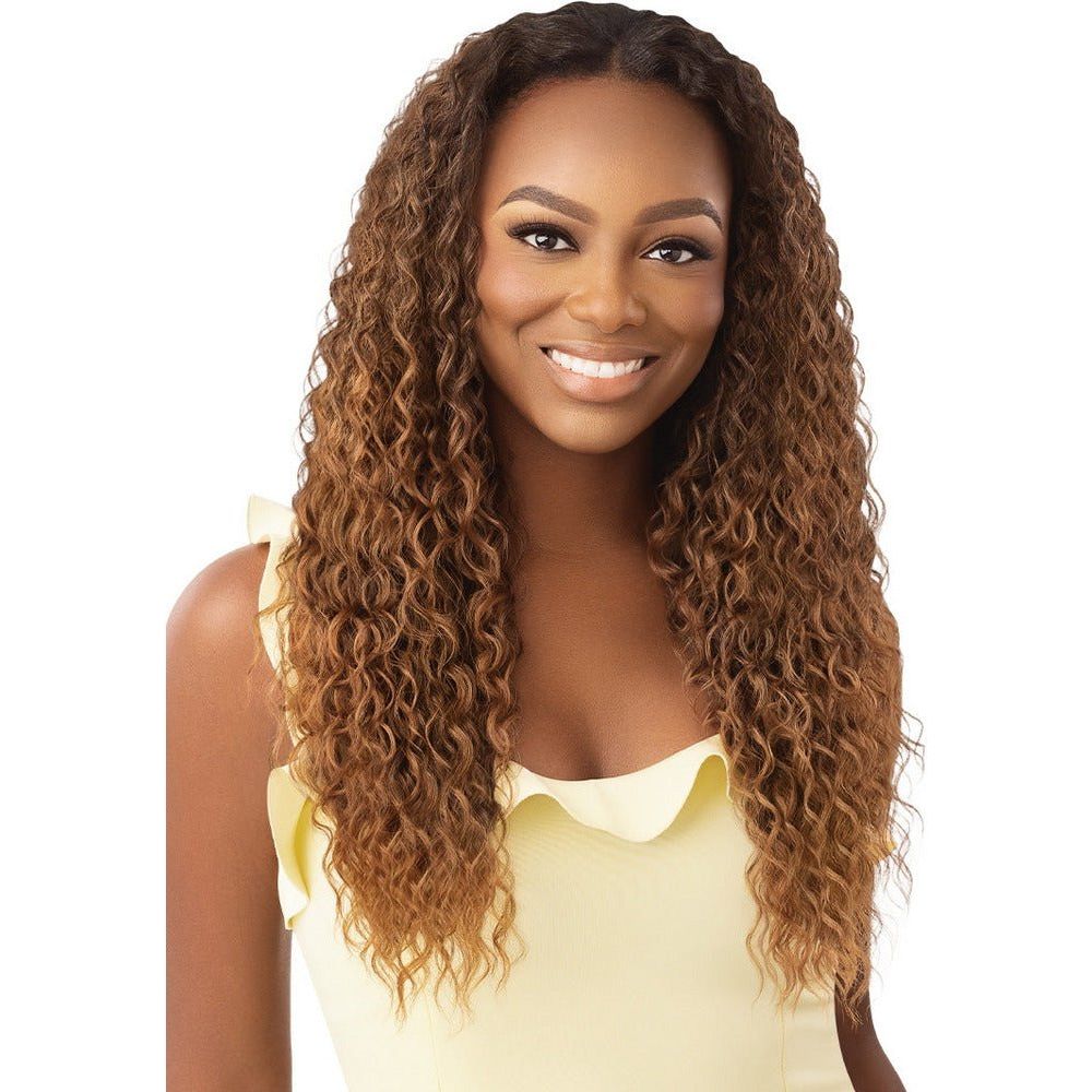 Outre Converti-Cap Synthetic Half Wig - Wet & Wavy Island Curls - Beauty Exchange Beauty Supply