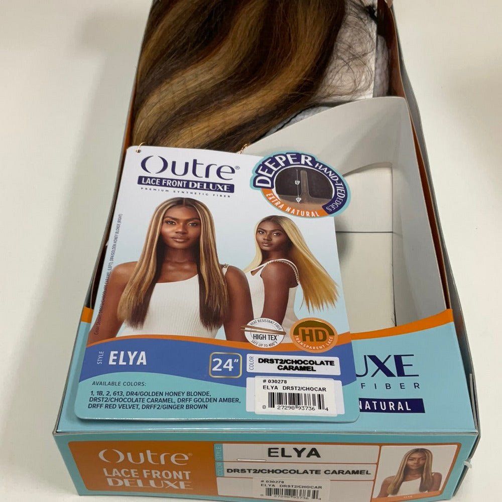 Outre Lace Front Deluxe HD Synthetic Lace Front Wig - Elya - Beauty Exchange Beauty Supply