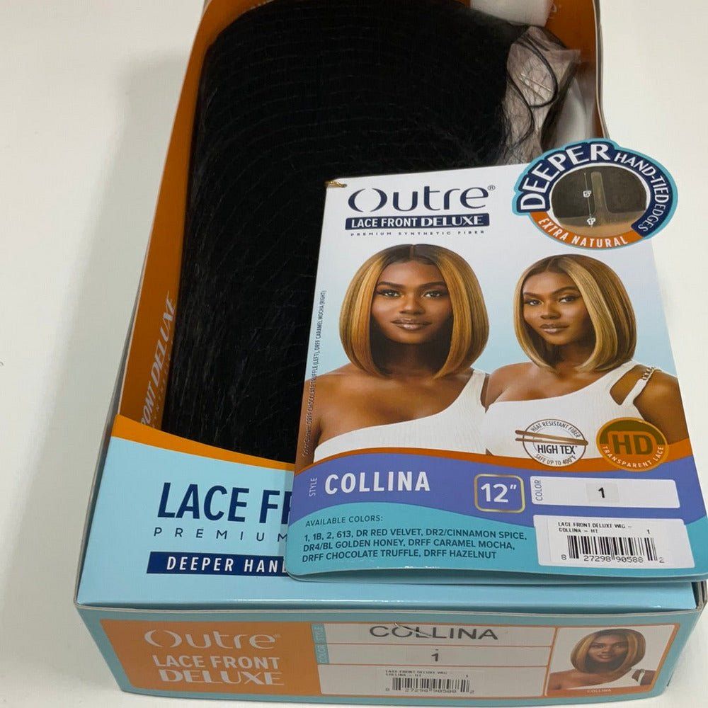 Outre Lace Front Deluxe Premium Synthetic HD Lace Front Wig - Collina 12" - Beauty Exchange Beauty Supply