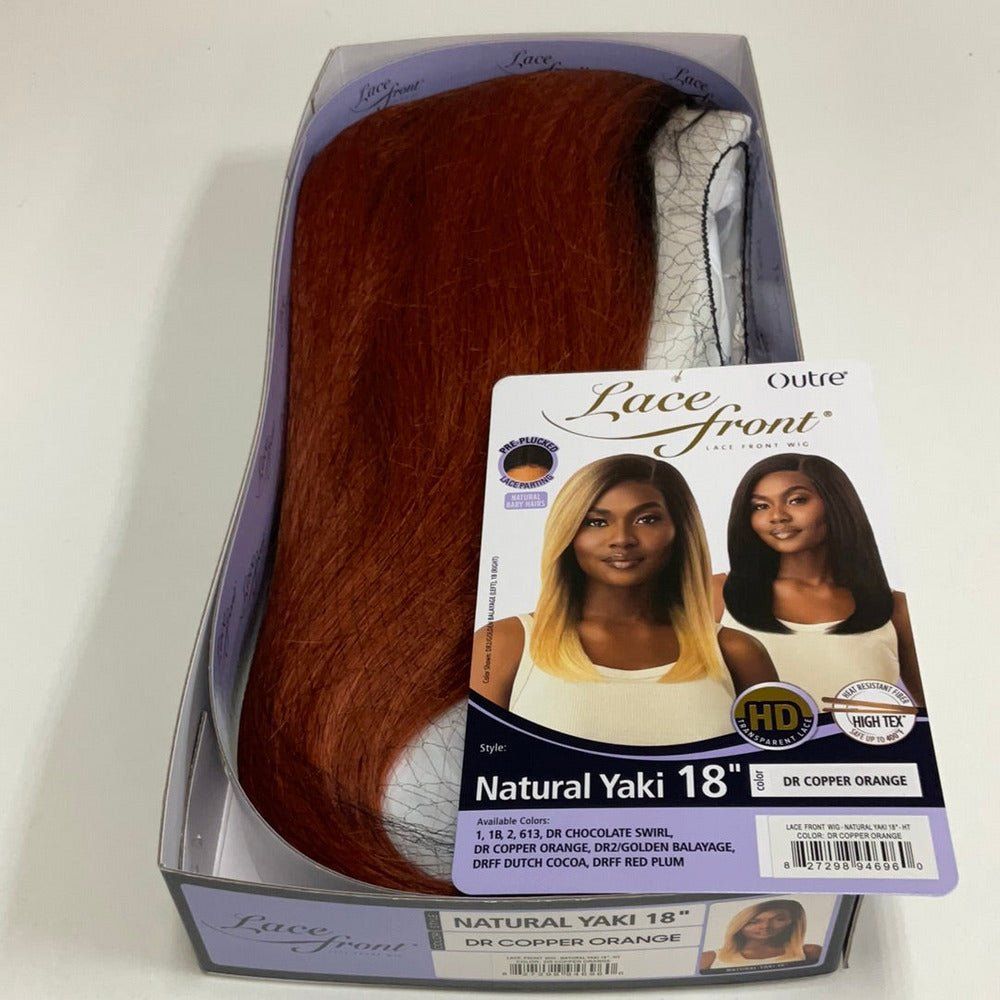 Outre Lace Front HD Synthetic Lace Front Wig - Natural Yaki 18" - Beauty Exchange Beauty Supply