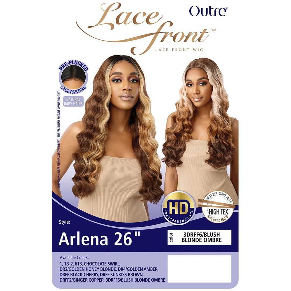 Outre Lace Front Synthetic HD Transparent Lace Front Wig - Arlena 26" - Beauty Exchange Beauty Supply