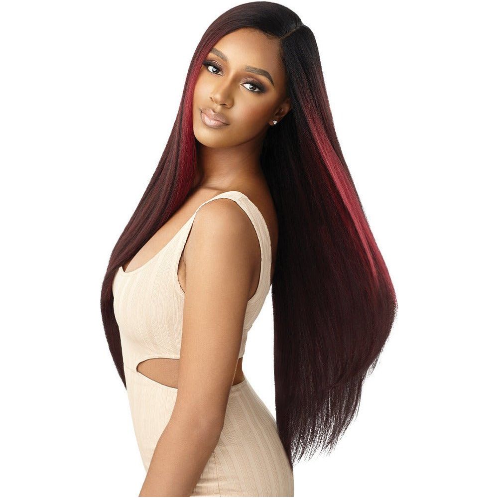 Outre Lace Front Synthetic Lace Wig - Natural Yaki 30" - Beauty Exchange Beauty Supply