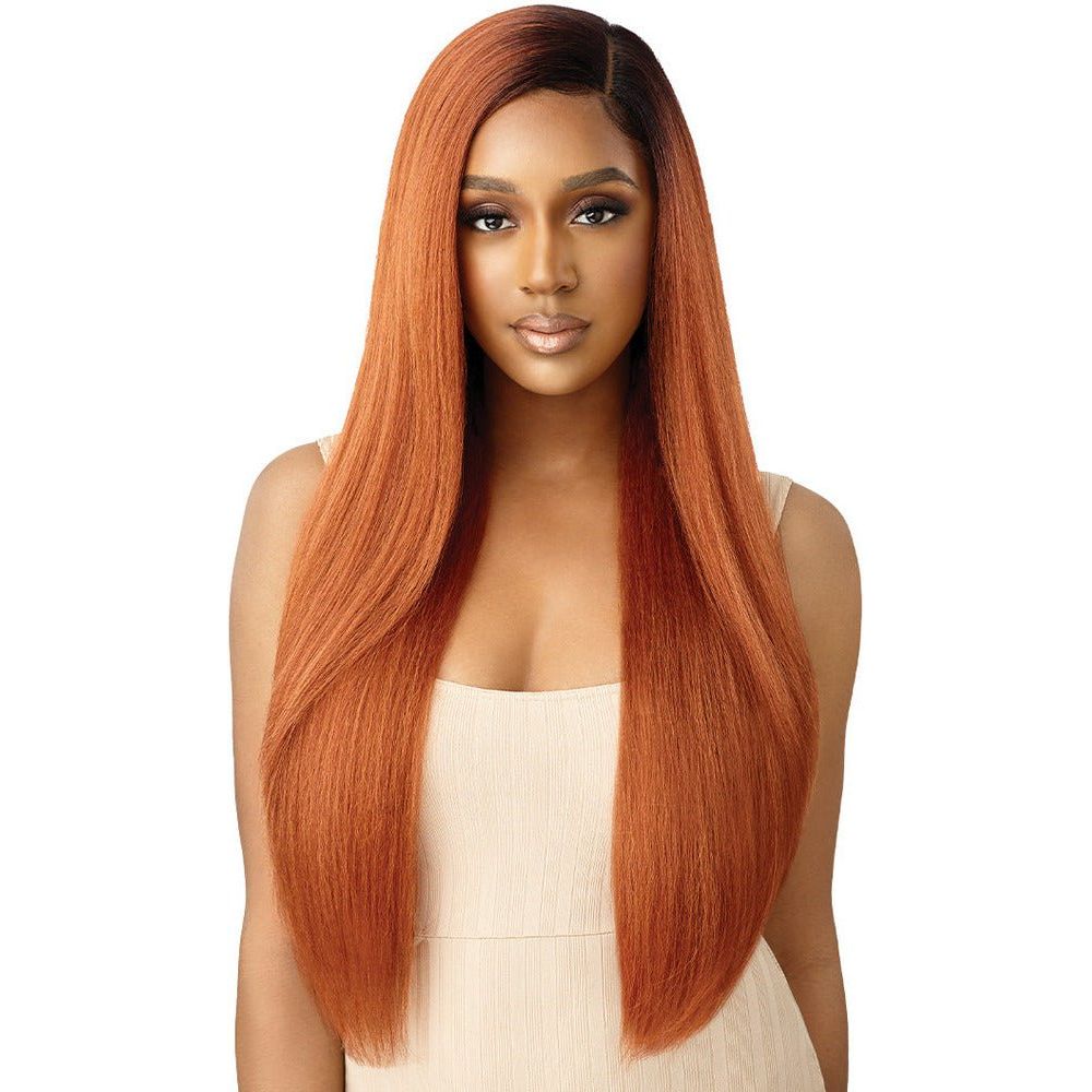 Outre Lace Front Synthetic Lace Wig - Natural Yaki 30" - Beauty Exchange Beauty Supply