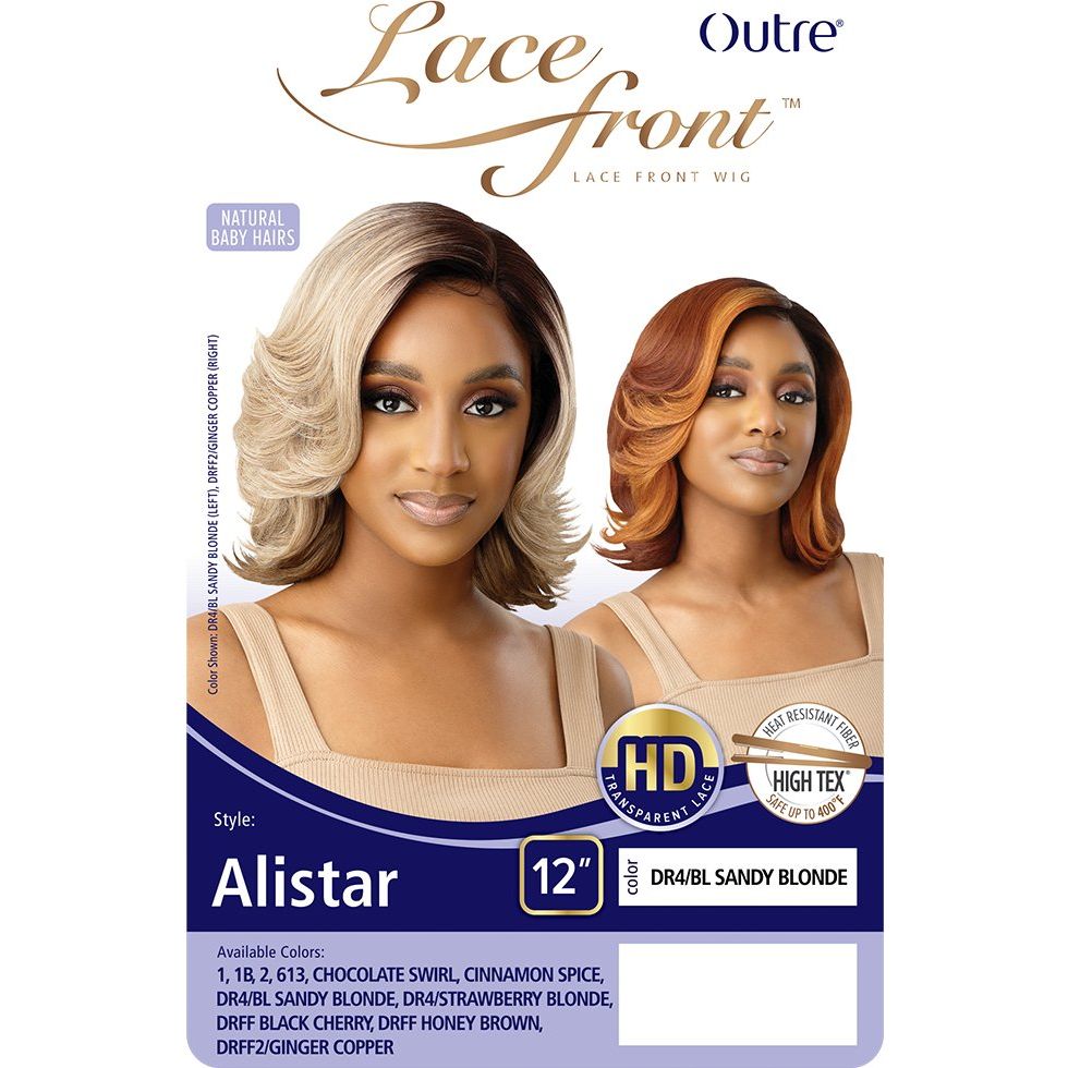 Outre Lace Front Synthetic Swiss HD Transparent Lace Front Wig - Alistar - Beauty Exchange Beauty Supply