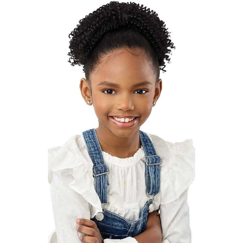 Outre Lil Looks Synthetic Drawstring Ponytail - Springy Coils 8" - Beauty Exchange Beauty Supply