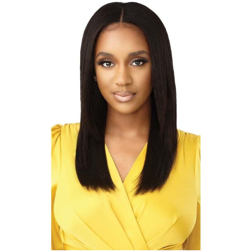 Outre Mytresess Gold 100% Unprocessed Human Hair Leave Out U-Part Wig - Dominican Straight 20" - Beauty Exchange Beauty Supply