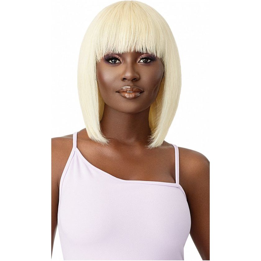 Outre MyTresses Purple Label 100% Human Hair Colorme Full Wig - HH-Blonde Bob 12" - Beauty Exchange Beauty Supply