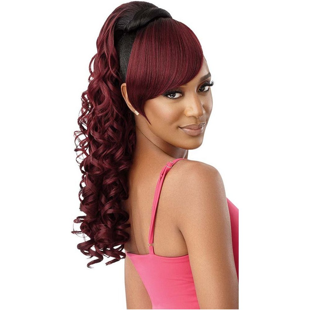 Outre Pretty Quick Bang x Pony Synthetic Ponytail - Saraid - Beauty Exchange Beauty Supply