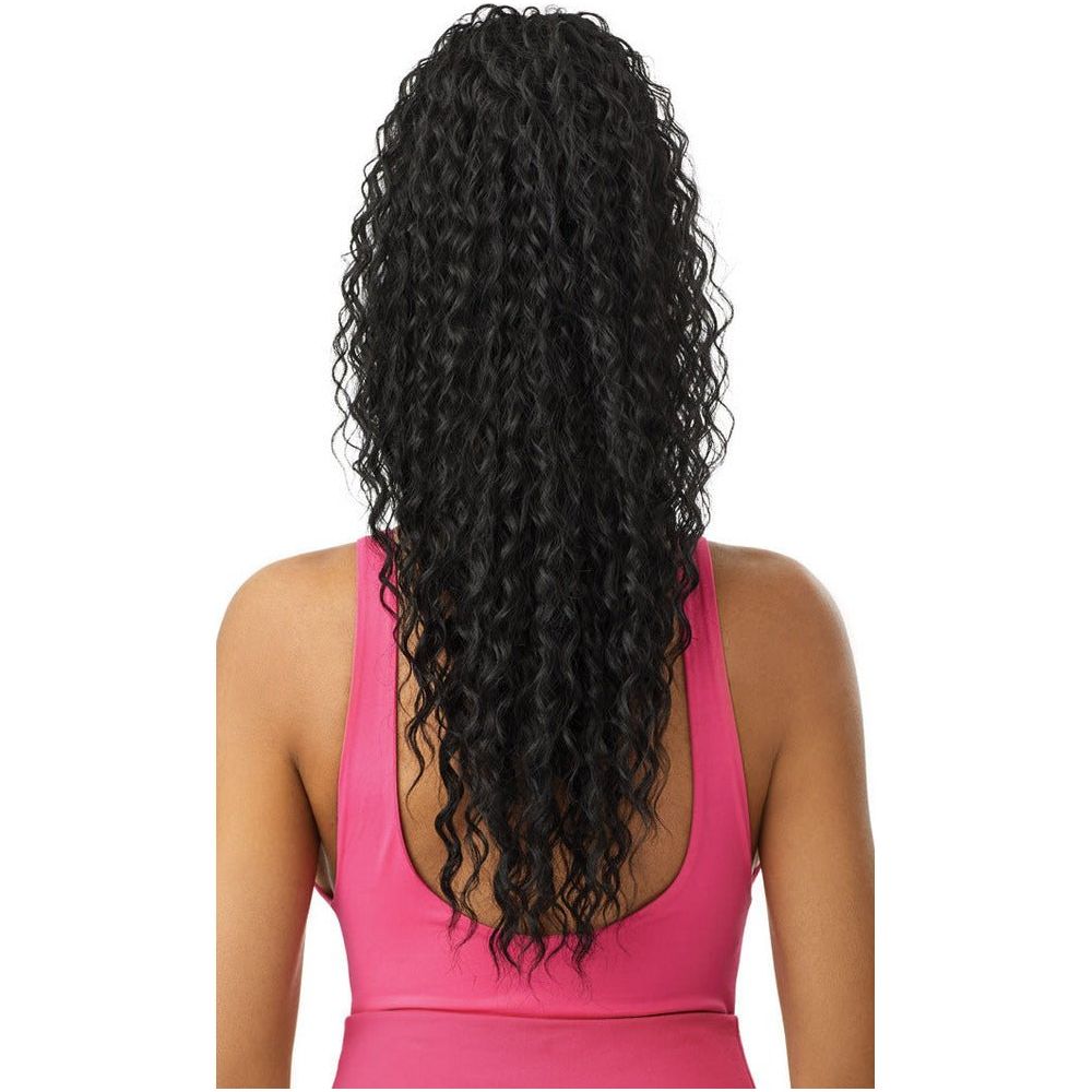 Outre Pretty Quick Synthetic Drawstring Ponytail - Deep Curl 24" - Beauty Exchange Beauty Supply