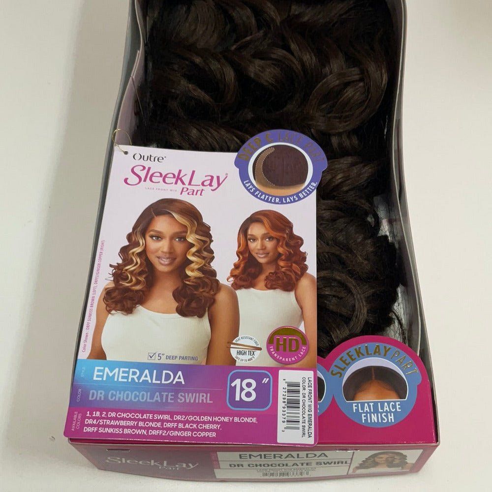Outre Sleeklay Part Deep C Part Synthetic Lace Front Wig - Emeralda - Beauty Exchange Beauty Supply