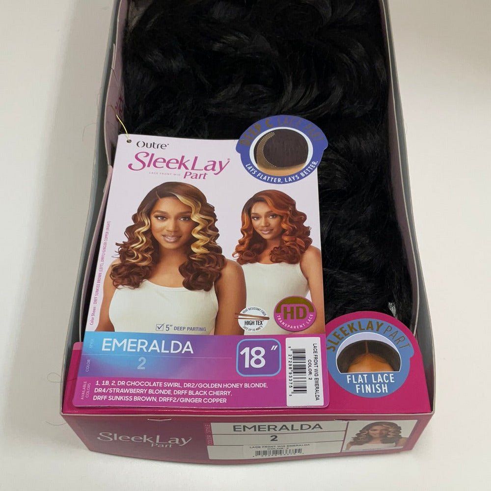 Outre Sleeklay Part Deep C Part Synthetic Lace Front Wig - Emeralda - Beauty Exchange Beauty Supply