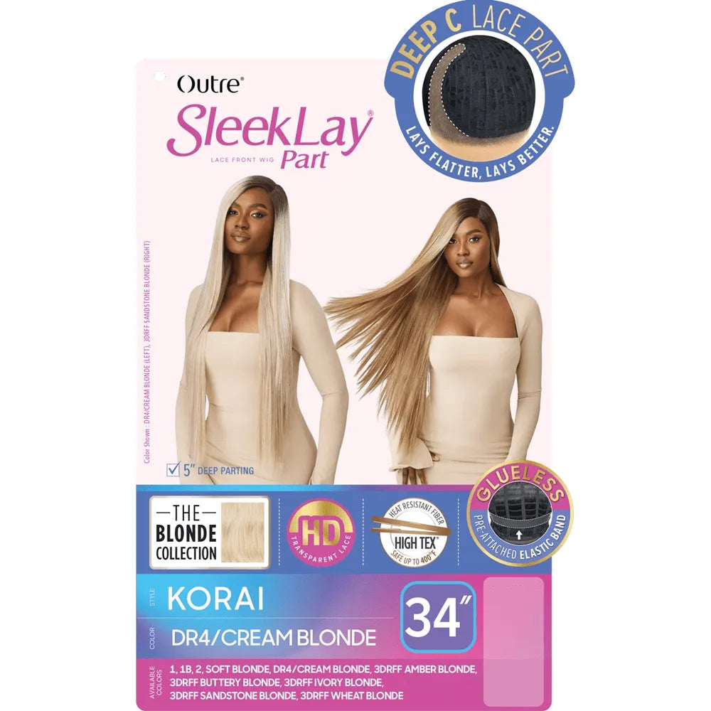 Outre Sleeklay Part Synthetic C-Part Wig - Korai - Beauty Exchange Beauty Supply