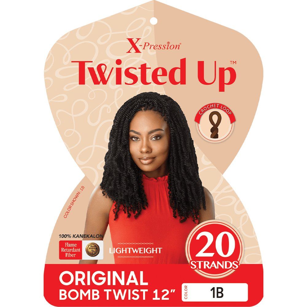 Outre X-Pression Twisted Up Braiding Crochet Hair - Original Bomb Twist - Beauty Exchange Beauty Supply