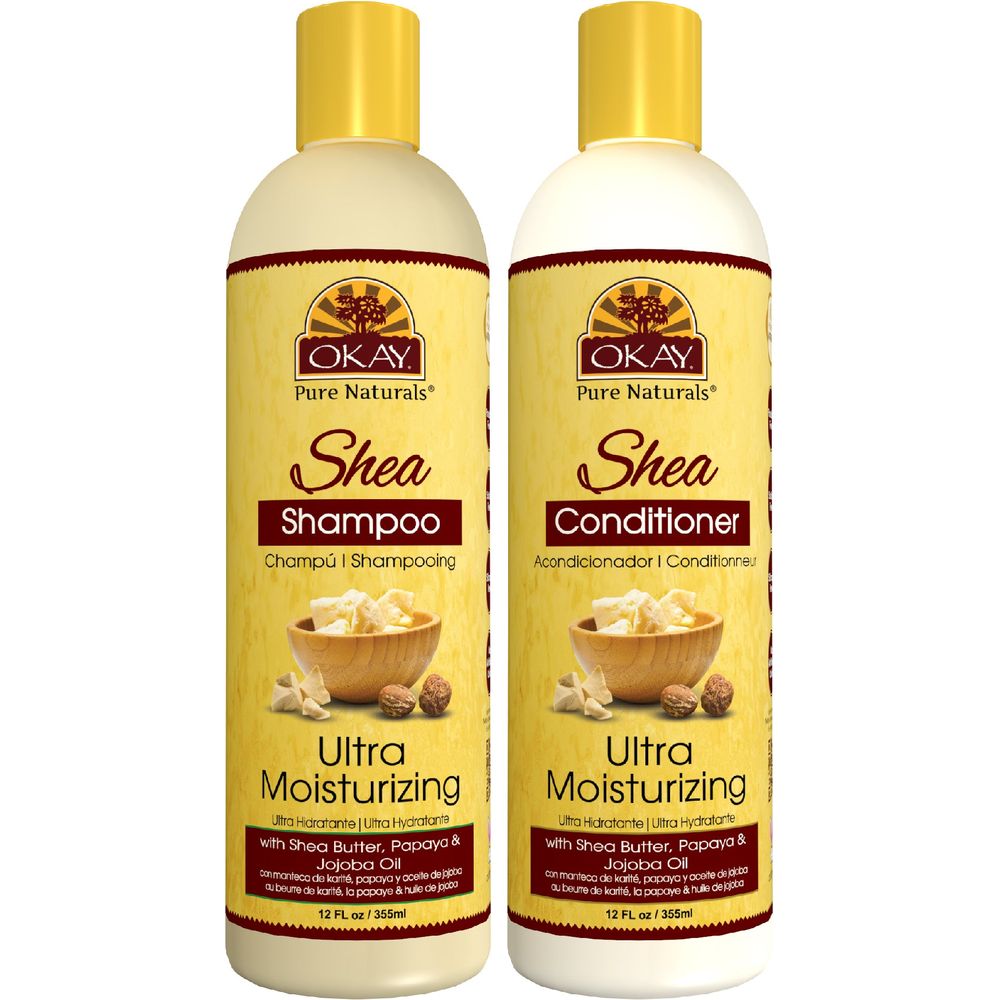 Pure Naturals Shea Shampoo & Conditioner Set - 2x12oz - Beauty Exchange Beauty Supply