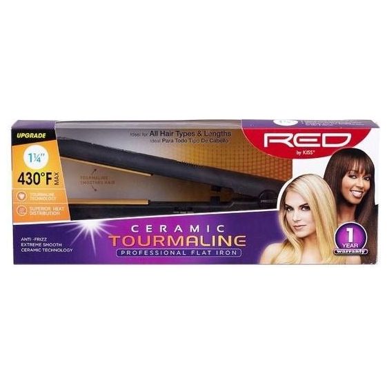 Red by Kiss 1 1/4" Ceramic Flat Iron - Beauty Exchange Beauty Supply