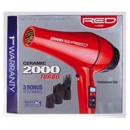 Red by Kiss 2500 Ceramic Turbo AC Blow Dryer - Beauty Exchange Beauty Supply