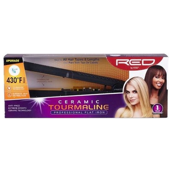 Red by Kiss 3/4" Ceramic Flat Iron - Beauty Exchange Beauty Supply