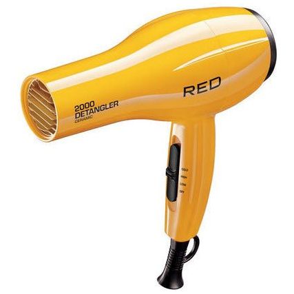 Red by Kiss Ceramic 2000 Detangler Hair Dryer - Yellow - Beauty Exchange Beauty Supply
