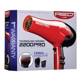 Red by Kiss Pro Tourmaline Ceramic Blow Dryer - Beauty Exchange Beauty Supply