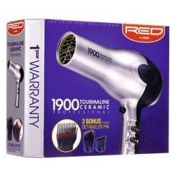 Red by Kiss Tourmaline Ceramic 2400 Blowdryer - Beauty Exchange Beauty Supply