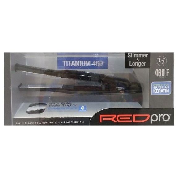 Red Pro 1/2" Titanium 460 Flat iron - Beauty Exchange Beauty Supply