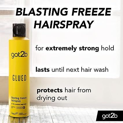 Schwarzkopf Got2B Glued Blasting Freeze Hairspray - Beauty Exchange Beauty Supply