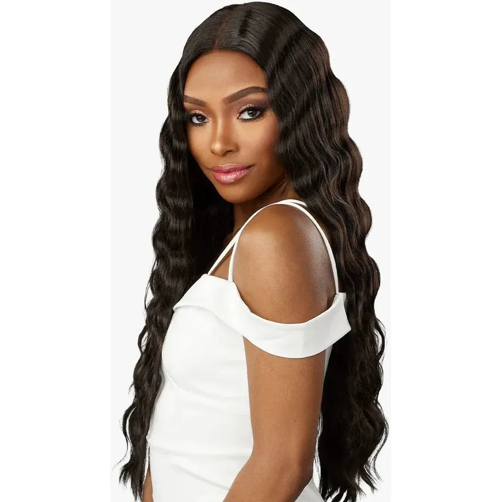 Sensationnel Butta Lace Human Hair Blend HD Lace Front Wig - Loose Crimp 28" - Beauty Exchange Beauty Supply