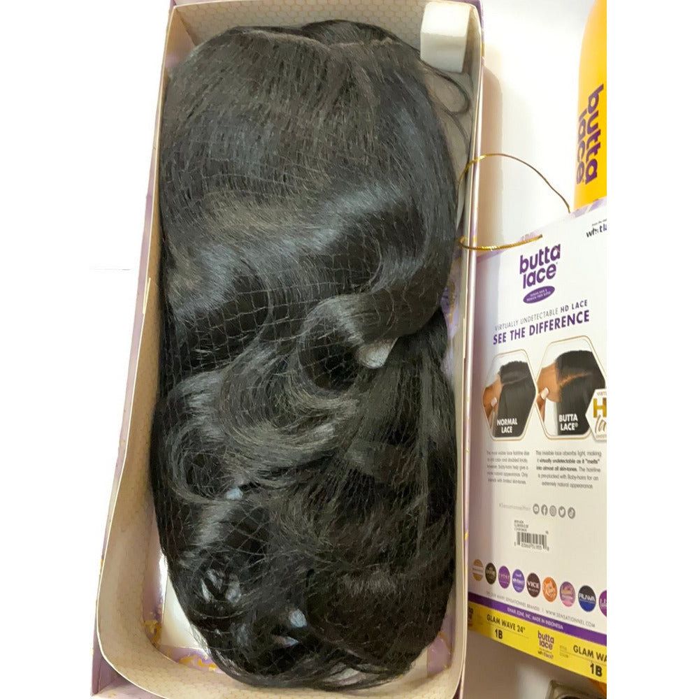 Sensationnel Butta Lace Human Hair Blend HD Lace Wig - Glam Wave 24" - Beauty Exchange Beauty Supply