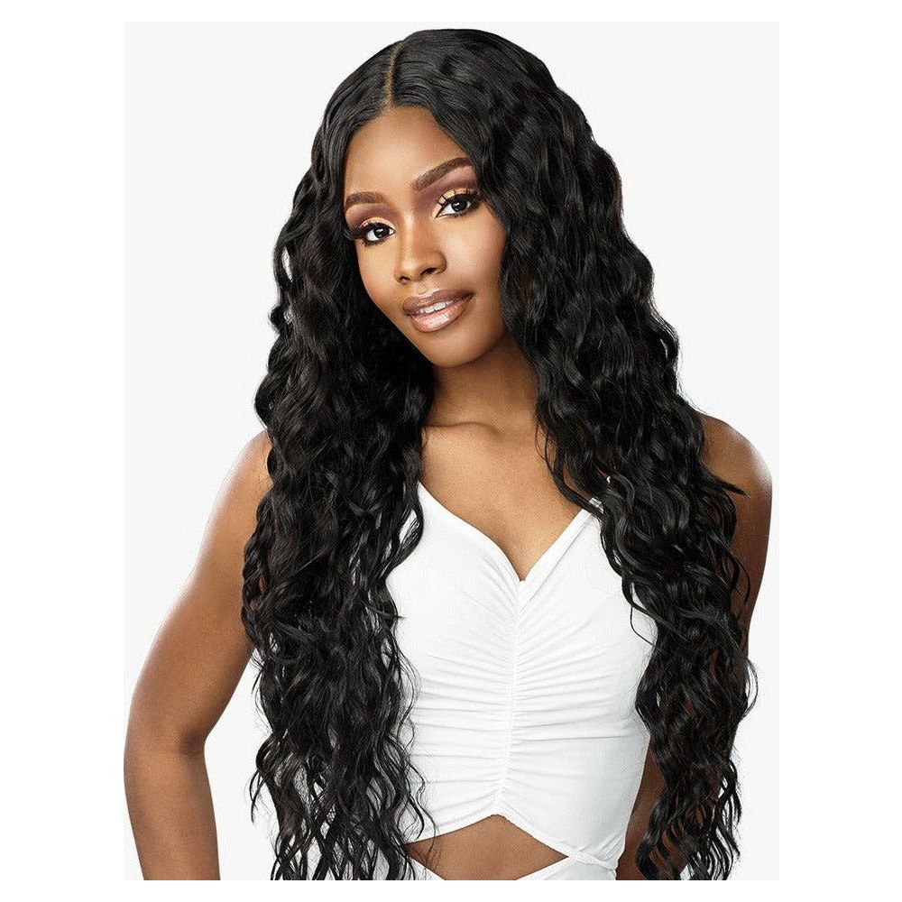 Sensationnel Butta Lace Human Hair Blend Lace Front Wig - Loose Curly 32" - Beauty Exchange Beauty Supply
