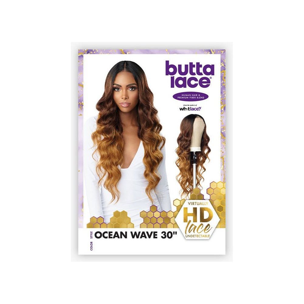 Sensationnel Butta Lace Human Hair Blend Lace Front Wig - Ocean Wave 30" - Beauty Exchange Beauty Supply