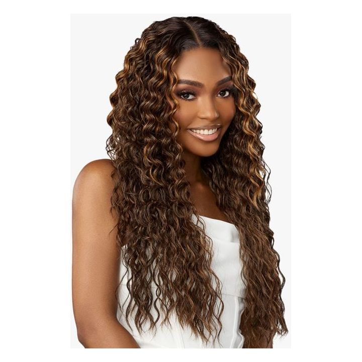 Sensationnel Butta Lace Human Hair Blend Lace Front Wig - WATER DEEP 28" - Beauty Exchange Beauty Supply