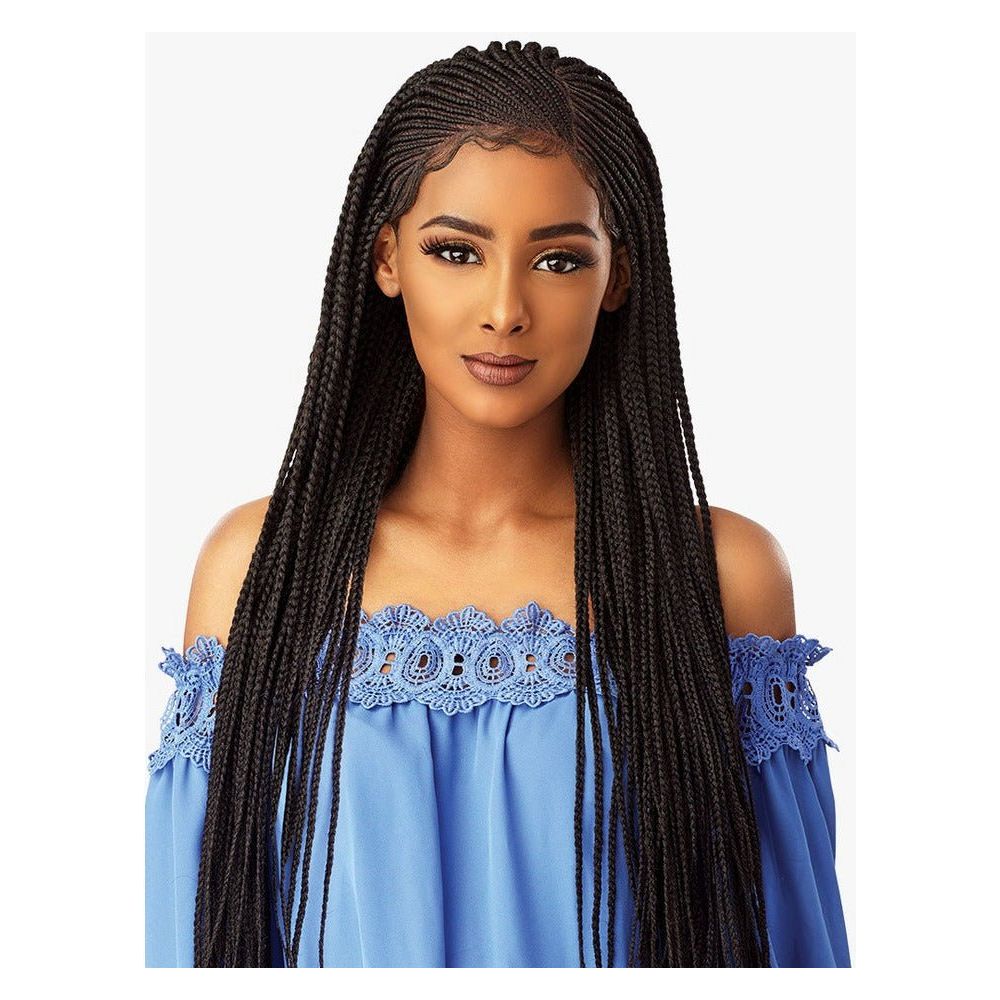 Sensationnel Cloud 9 13x5 Synthetic Lace Front Wig - Side Part Cornrow - Beauty Exchange Beauty Supply