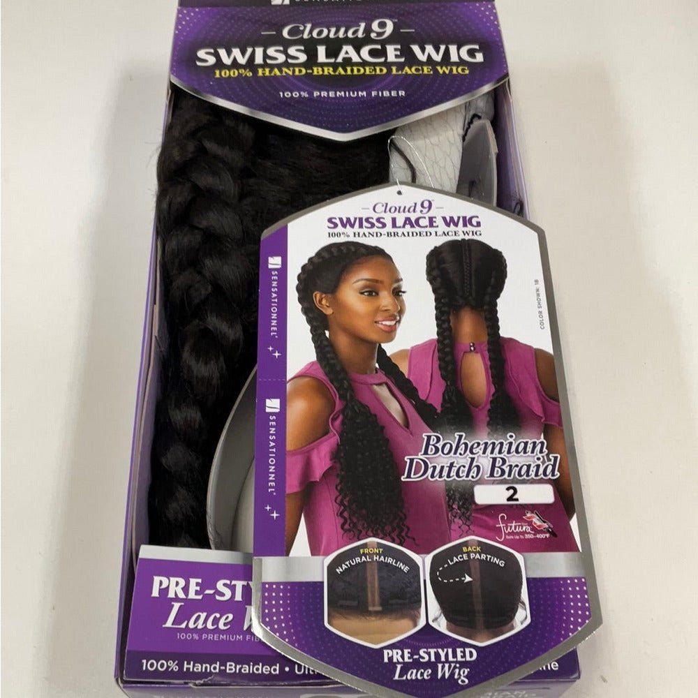Sensationnel Cloud 9 Synthetic Pre-Styled Swiss Lace Wig - Bohemian Dutch Braid - Beauty Exchange Beauty Supply