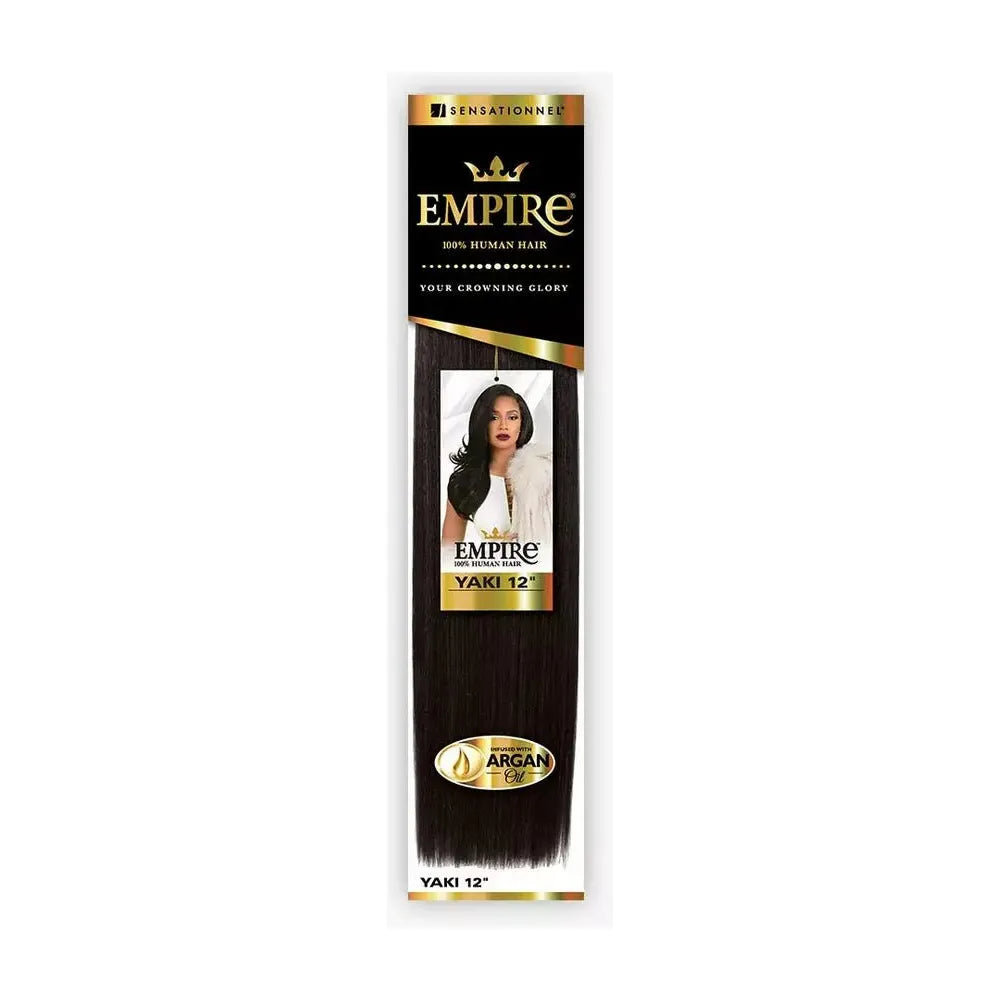 Sensationnel Empire 100% Human Hair Weave- Empire Yaki 10" - Beauty Exchange Beauty Supply