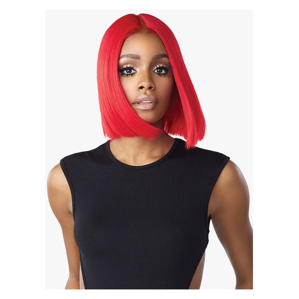 Sensationnel Shear Muse Red Krush HD Lace Synthetic Lace Front Wig - Kaisha - Beauty Exchange Beauty Supply