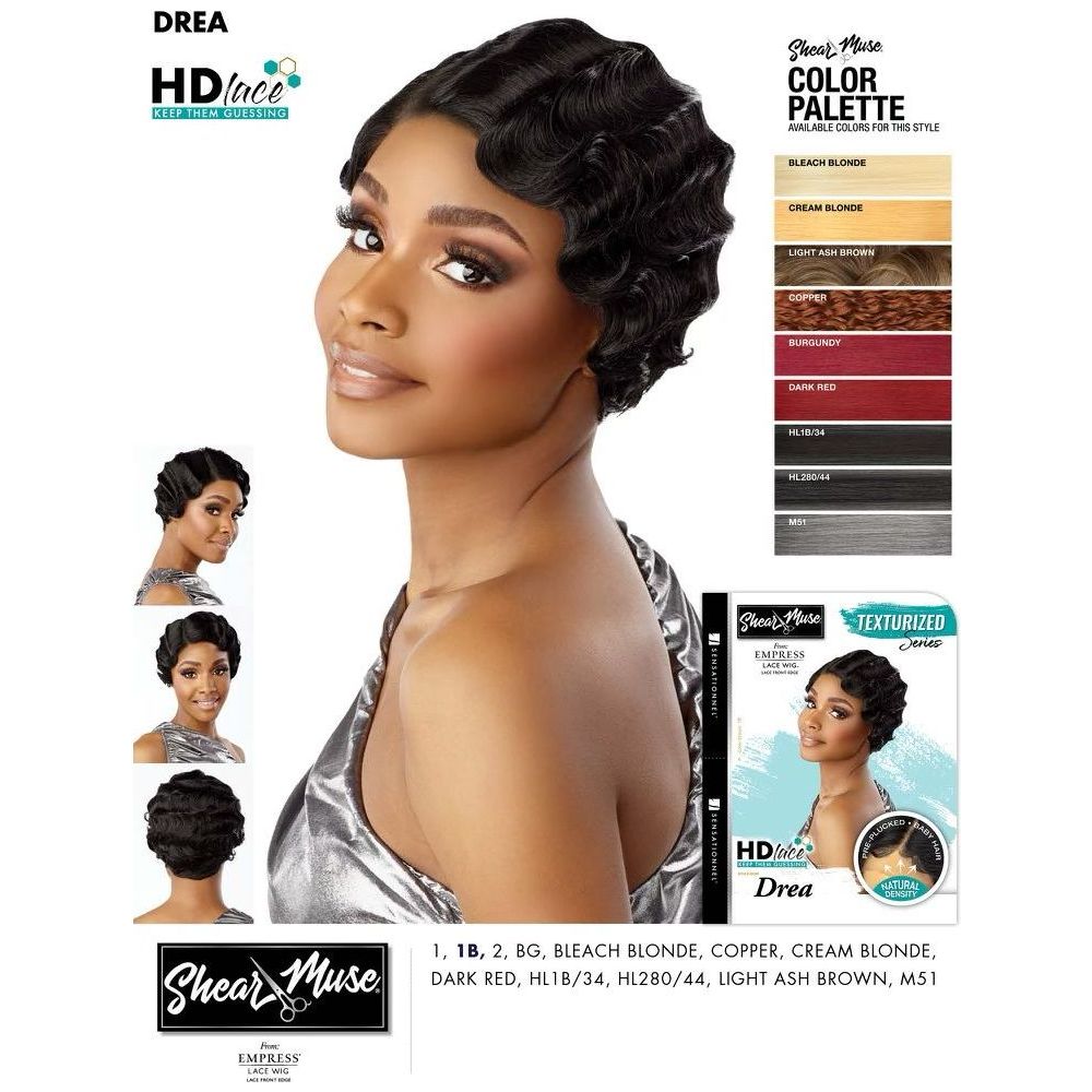 Sensationnel Shear Muse Synthetic HD Lace Front Wig - Drea - Beauty Exchange Beauty Supply
