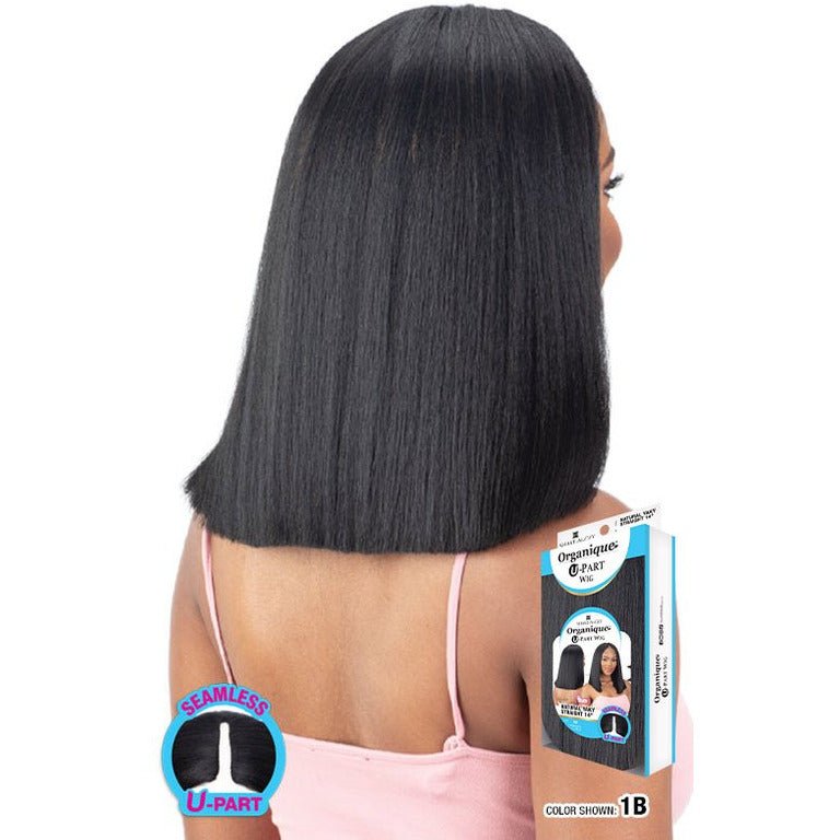 Shake N Go Organique 100% Human Hair Wig - Natural Yaky Straight 14" - Beauty Exchange Beauty Supply