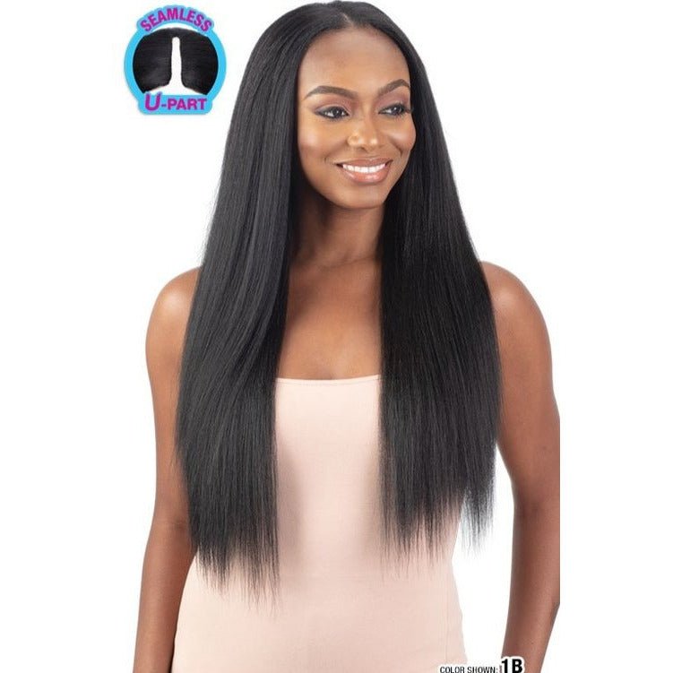 Shake N Go Organique 100% Human Hair Wig - Natural Yaky Straight 28" - Beauty Exchange Beauty Supply