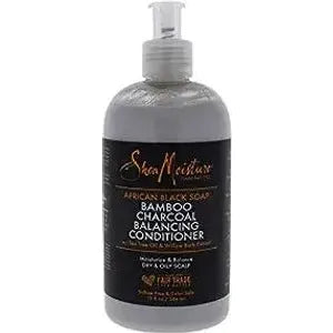 Shea Moisture African Black Soap Bamboo Charcoal Conditioner 13oz - Beauty Exchange Beauty Supply