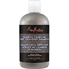 Shea Moisture African Black Soap Bamboo Charcoal Shampoo 13oz - Beauty Exchange Beauty Supply