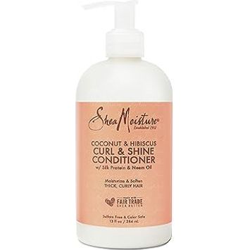 Shea Moisture Coconut & Hibiscus Curl & Shine Conditioner 13oz - Beauty Exchange Beauty Supply