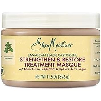 Shea Moisture Jamaican Black Castor Oil Strengthen & Restore Treatment Masque 11.5oz - Beauty Exchange Beauty Supply