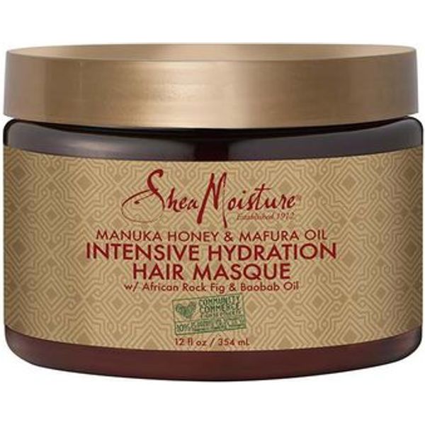 Shea Moisture Manuka Honey & Mafura Oil Intensive Hydration Masque 12oz - Beauty Exchange Beauty Supply