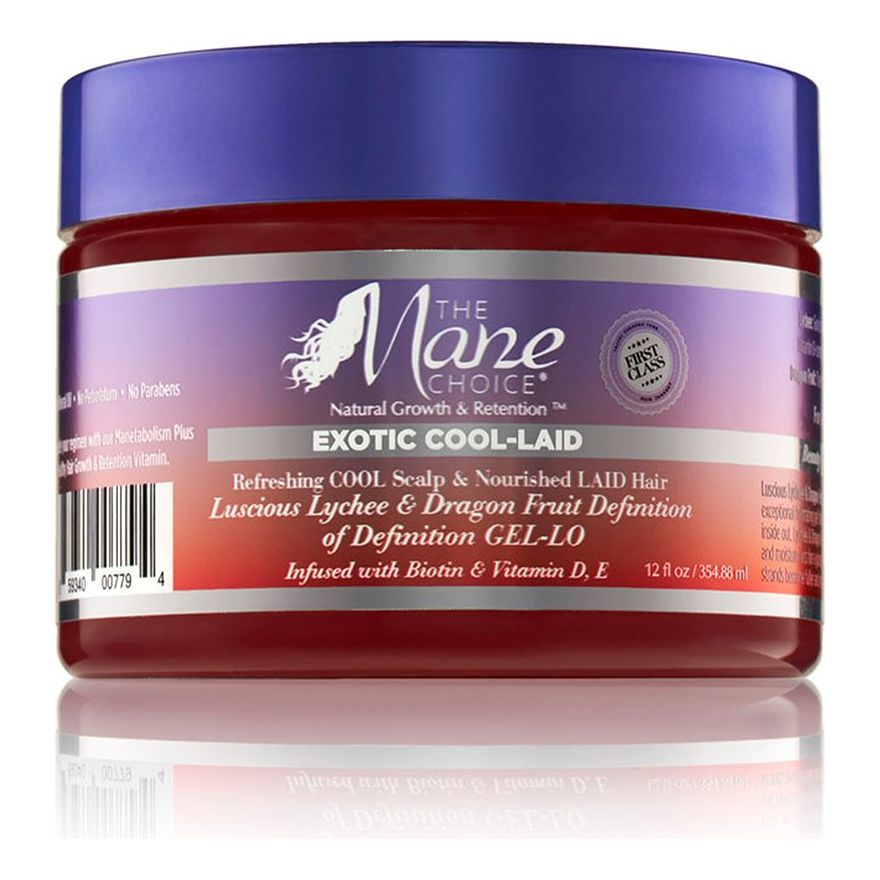 The Mane Choice Exotic Cool-Laid Luscious Lychee & Dragon Fruit Definition of Definition GEL-LO 12oz - Beauty Exchange Beauty Supply